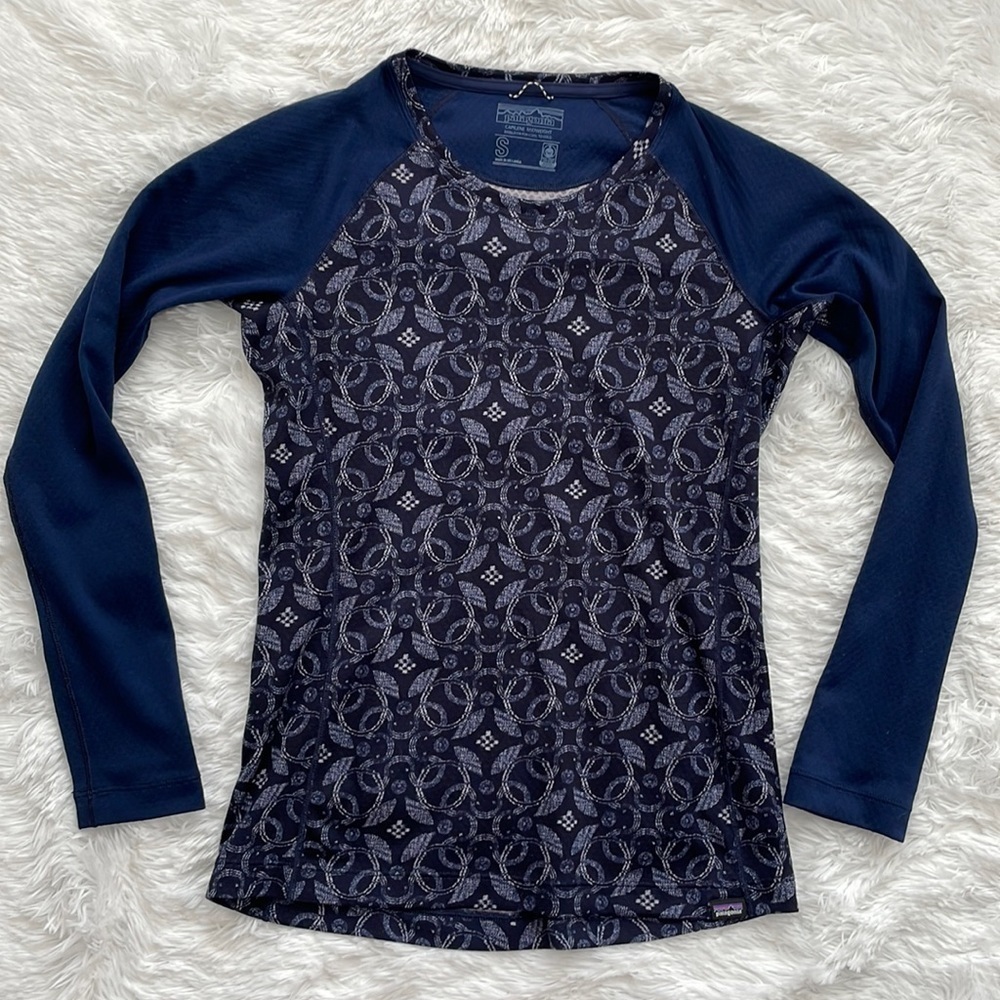 Patagonia Midweight Capilene Long Sleeve Baselayer Womens small